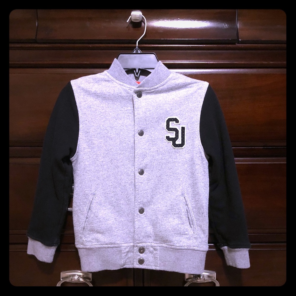 SeanJohnBoys Signature Embroidered Varsity Jacket - Picture 1 of 7